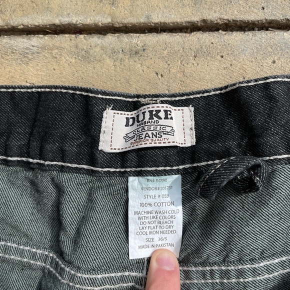 Duke Haband Jeans Size 36 Short Cotton - Picture 4 of 6